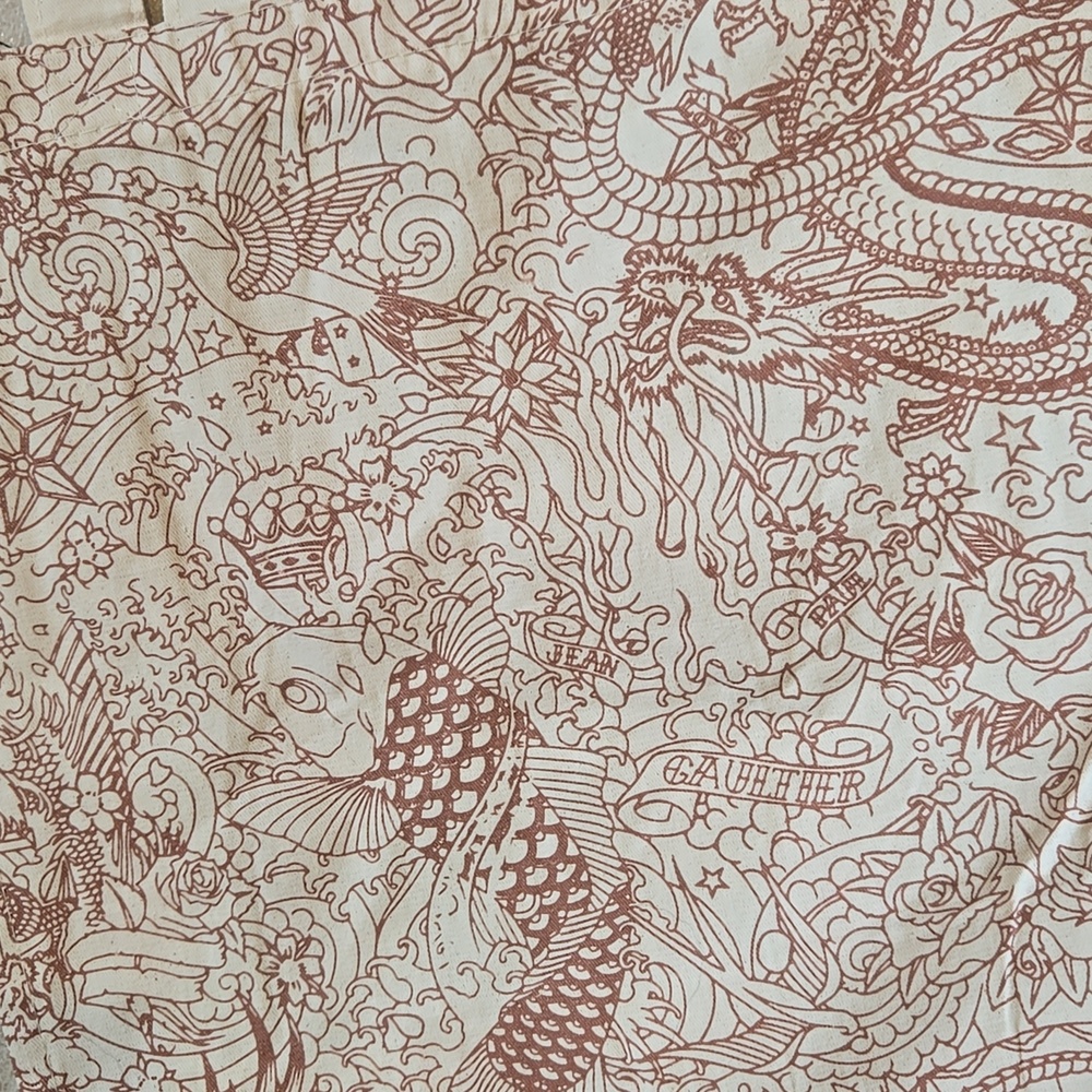 Jean Paul Gaultier Rare Tattoo Tote Bag - Picture 7 of 9